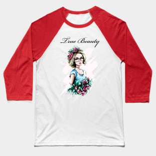 True Beauty with fragrant flowers Baseball T-Shirt